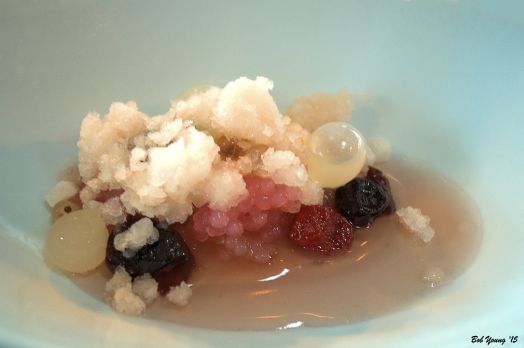 Currants & Cherry Ginger Ale. Vanilla Cream. Mochi Taylor Fladgate – “LBV” Port