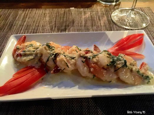 Shoup Pernod Shrimp - garlic, shallot, basil, Pernod cream sauce 