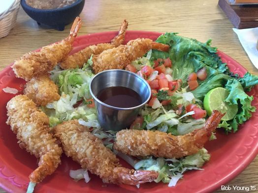 Coconut Shrimp appetizer. Delicious and just what you would expect.