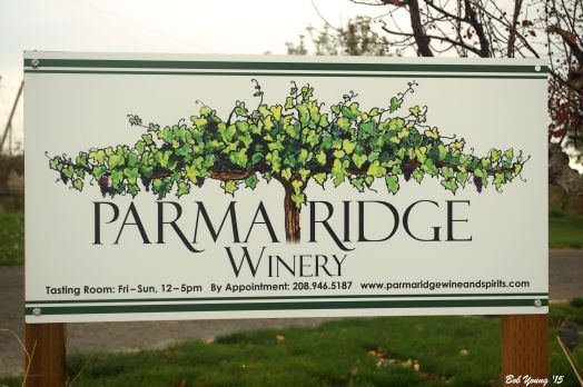 The sign at the entrance.