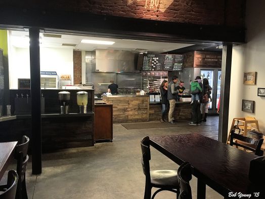 The ordering area and more seating.