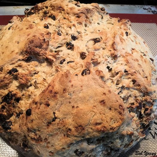The finished product of our soda bread.