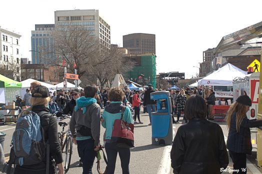 It was very full and busy.