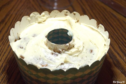 Pineapple Carrot Upside Down Cake Marnie made this. She found these individual "cake pans" that worked very well for her. Basically, sliced pineapple on the bottom with brown sugar and then carrot cake batter on top and baked. It was super! Thanks Marnie.