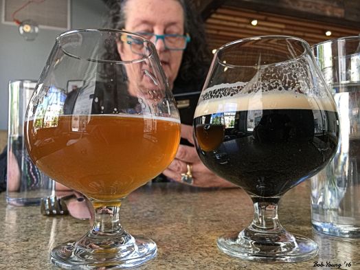 Time for a Barley Brown's Headshake IPA and a dark and rich Full Nitro. It was 5:00 somewhere!