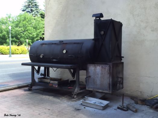 Smoking brisket  for 9 - 12 hours, and turkey.