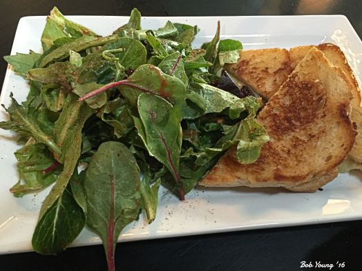 Pear and Fig Chutney Grilled Cheese - Ballard White Cheddar, Gruyer and Pear and Fig Chutney.