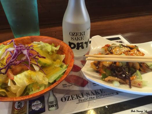 House Salad Saki Appetizer