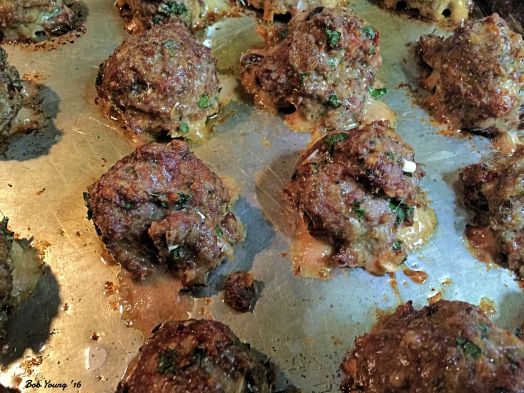 CS Meatballs. They are baked, not fried in oil.