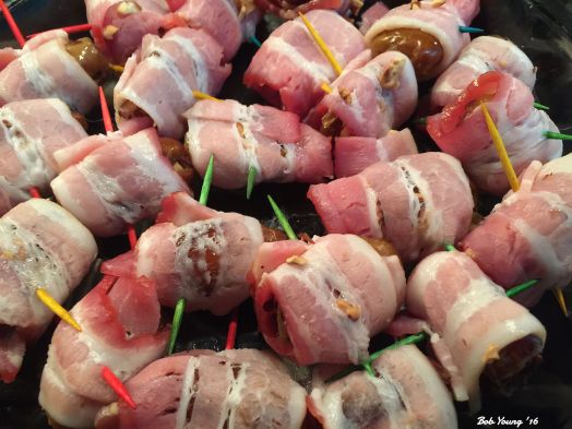 Dates ready for the oven.