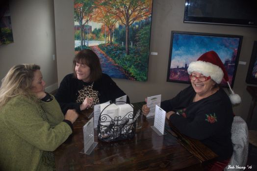 Daughter Marnie, cousin Dorothy from Portland and an awesome wife, Robin.