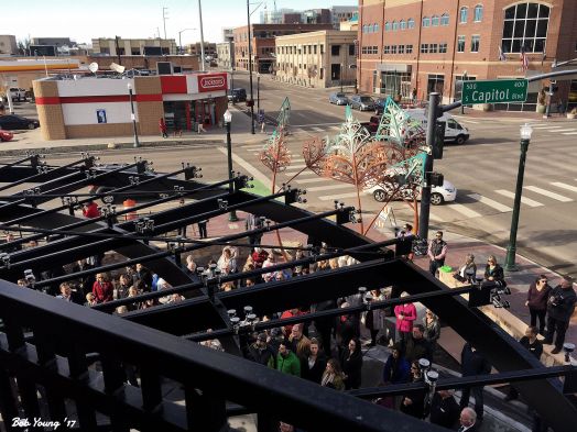 The balcony looking at Boise.