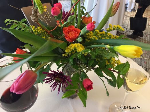  Table centerpiece and wines!