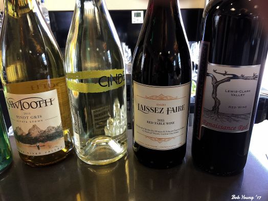 Wines that were offered