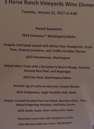 The menu. Look what you missed!