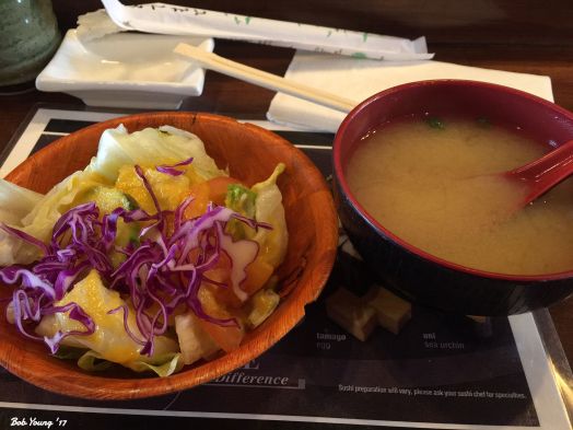 House Green Salad and Miso Soup